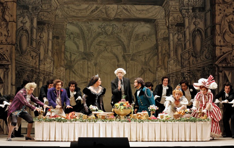 The Dinner Party from Act I of "La Cenerentola". Photo Credit: Cory Weaver.