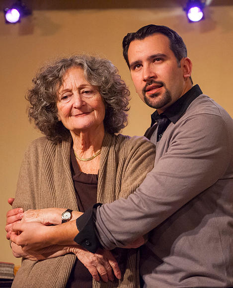 Love makes a family for Elise (Patricia Silver) and Josiah (Nick Garcia) in Larissa FastHorse's "Landless" by Alter Theater.
