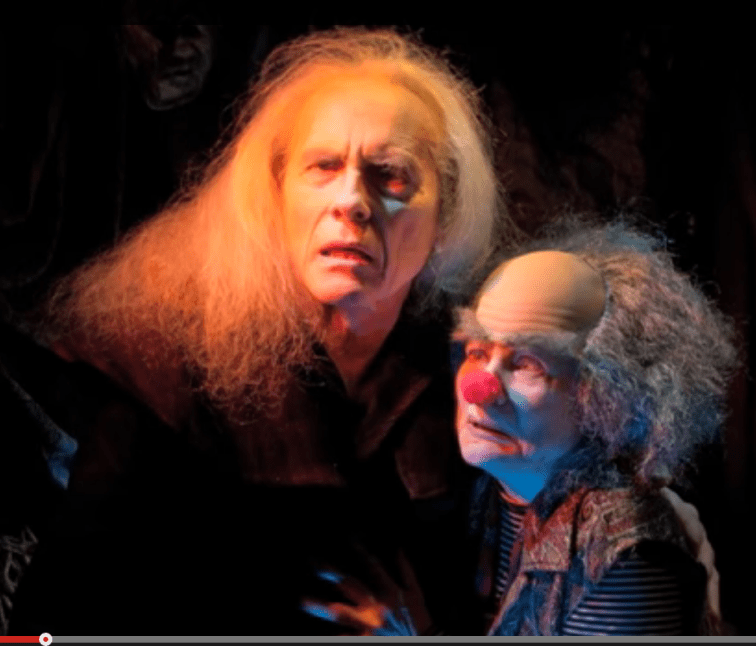 Conrad Bishop and Elizabeth Fuller as King Lear and Fool. Photo Credit: The Independent Eye.