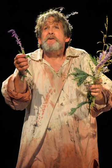Anthony Heald as the mad King Lear at California Shakespeare Theater. Photo Credit: Kevin Berne.