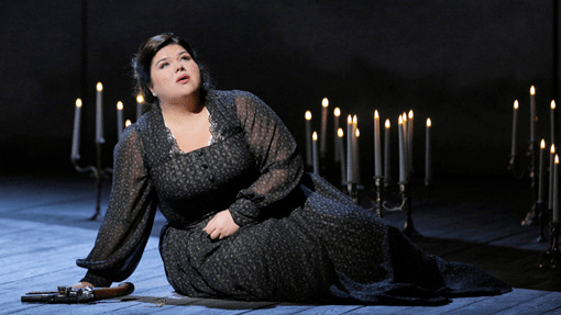 Leath Crocetto as Louisa MIller at SF Opera. Photo Credit: Cory Weaver.