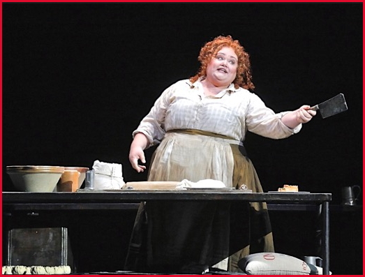 Stephanie Blythe as Mrs. Lovett in SF Opera's production of 
