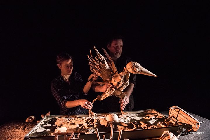 Julian Crouch and Saskia lane present "Birdheart" at Z Below. Photo Credit: Jill Steinberg.